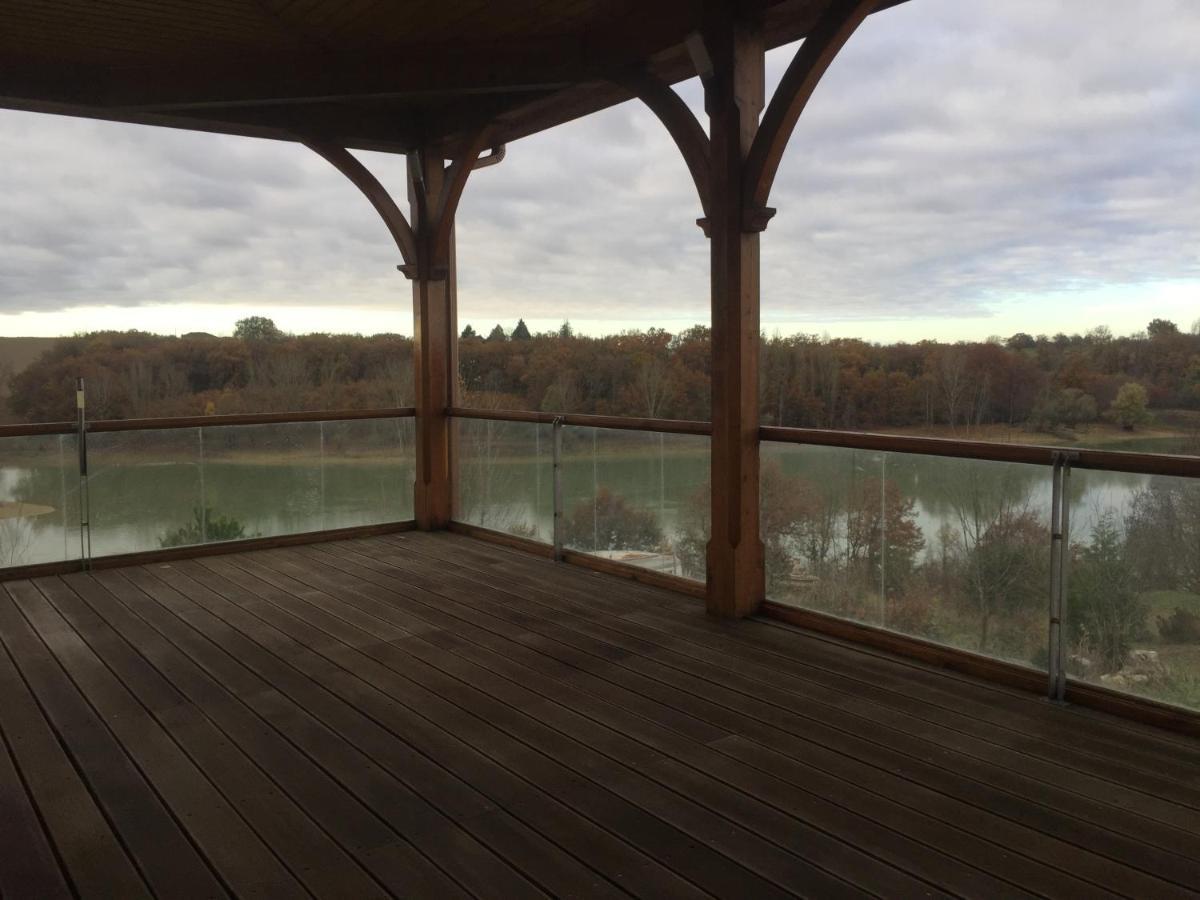 La Decouverte, Jacuzzi, Sauna, Et Terrasse Avec Vue Sur Lac A La Campagne Entre Toulouse Et Auch Villa Catonvielle ภายนอก รูปภาพ