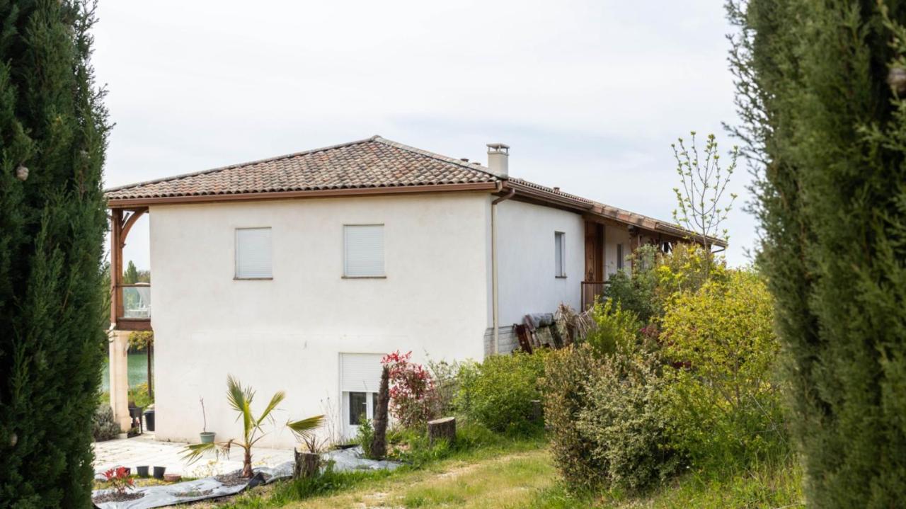 La Decouverte, Jacuzzi, Sauna, Et Terrasse Avec Vue Sur Lac A La Campagne Entre Toulouse Et Auch Villa Catonvielle ภายนอก รูปภาพ